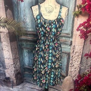 Mossimo multi color sun dress, size small, good condition